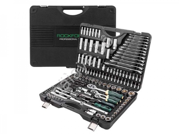 Набор инструментов 216+3пр. 1/4" 3/8" 1/2" 6pt 12pt 38841 (Rockforce)  /1/2