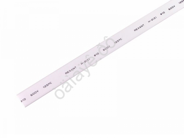 Термоусадочная трубка 10мм REXANTбелая (50м) 1/16