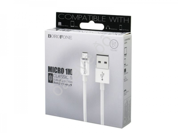 Дата-кабель MicroUSB Borofone BX3 1м