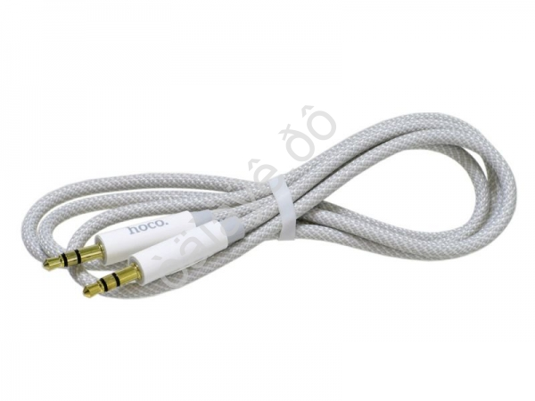 Аудио кабель AUX 3,5мм 1м HOCO UPA19, цвет серебристый 1/31