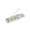 Светодиод Т10 - 13 SMD  5050 белый МТ /10/100_