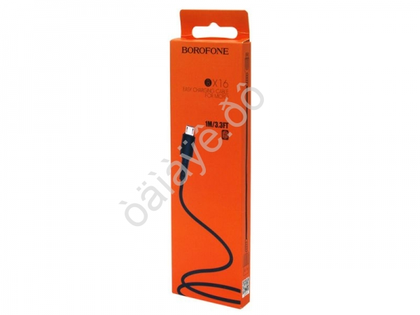 Дата-кабель универ. MicroUSB Borofone BX16 1м