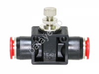 Фитинг цанговый регулятор скорости потока воздуха 10 х 10 mm