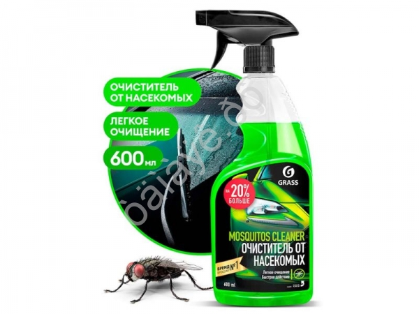Средство для удаления следов насекомых "Mosquitos Cleaner" (флакон 600 мл) GRASS 1/6 Средство для удаления следов насекомых "Mosquitos Cleaner" (флакон 600 мл) GRASS 1/6