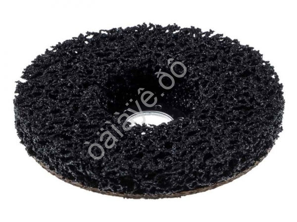 Диск коралловый зачистной 125мм для УШМ, п.кв. 22 мм, толщина 14мм, чёрный, низкая жестк. ЕРМАК