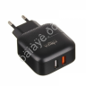 СЗУ 220В, 3A, быстрая зарядка, QC 3.0 + Type-C PD, FORZA /1/20 СЗУ 220В, 3A, быстрая зарядка, QC 3.0 + Type-C PD, FORZA /1/20