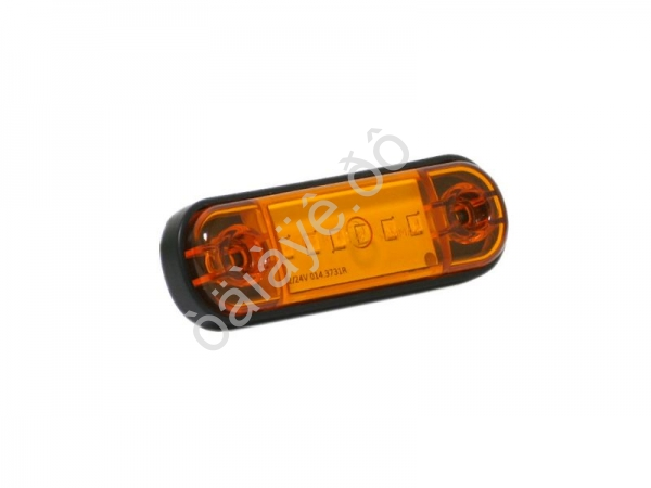 Указатель габаритов LED 12/24V "SLIM" 12 диодов, Желый