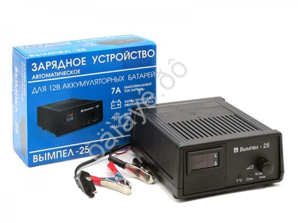 Зарядное устройство Вымпел-25 (автомат,0-7А,14.8В,LED амперметр/вольтметр) Зарядное устройство Вымпел-25 (автомат,0-7А,14.8В,LED амперметр/вольтметр)
