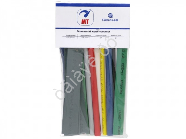 Набор термоусадочной трубки МТ №3 /1/25