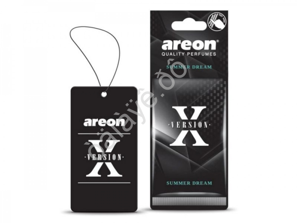Освежитель воздуха "AREON X-VER" подвесной бумажный (Summer DreamЛетняя Мечта) /1/10/120/