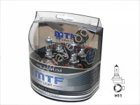 Набор ламп MTF H11 12V55W Argentum+80% 4000K (Корея)