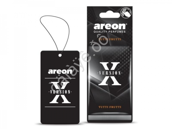 Освежитель воздуха "AREON X-VER" подвесной бумажный (Tutti FruttiТутти Фрутти) /1/10/120/