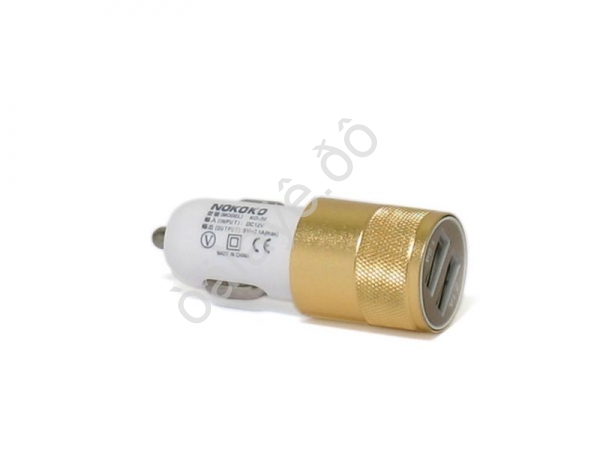 АЗУ в прикуриватель USB 2 гнезда (2000mA) KO-20