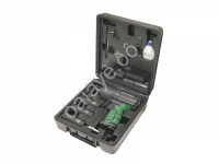 Пневмогайковерт ударный"Twin Hammer"с регул. усилия в облег. корпусе 1/2"+набор головок(17,19,21мм,1450Hм,7000об/мин,6.bar,198л/мин,вес2кг  RockFORCE