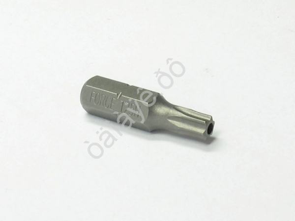 F1272527 1/4"  Бита TORX  T27  L=25mm с отверстием /10