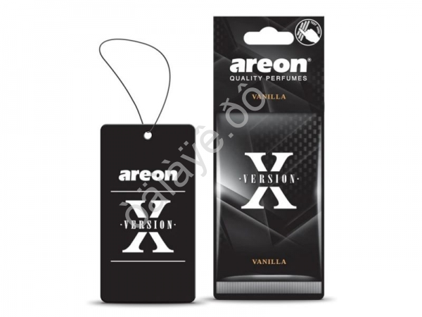 Освежитель воздуха "AREON X-VER" подвесной бумажный (VanillaВаниль)