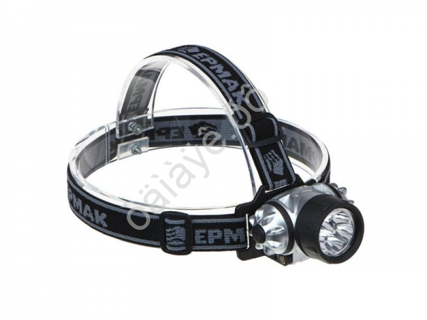 Фонарик налобный 5 ярк.LED, 3*ААА 6,5*4,3см Ермак