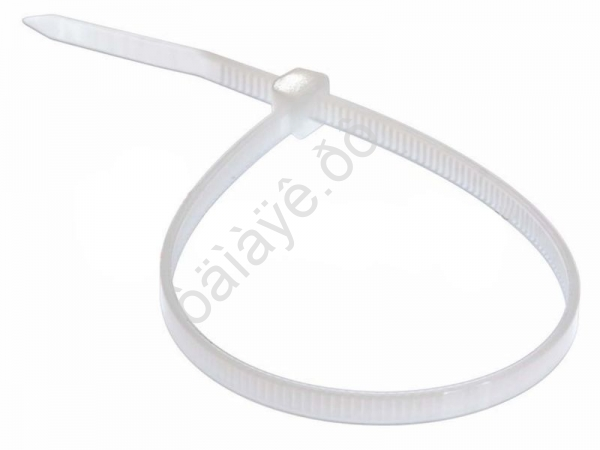 Хомут пластиковый   4х250  М5, белый  1уп/100шт /1/150_