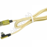 Дата-кабель универ.  MicroUSB  М5  (2Ам) Угловой под кожу