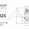 Светодиодные лампы MTF Light серия LUXOPTIC LED D2S, 35W, 4500LM, 6000K, штатный размер, к-кт