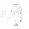 Кнопка 250V 1 А (2с) OFF-(ON) Б/Фикс синяя (PBS-11В) REXANT Кнопка 250V 1 А (2с) OFF-(ON) Б/Фикс синяя (PBS-11В) REXANT