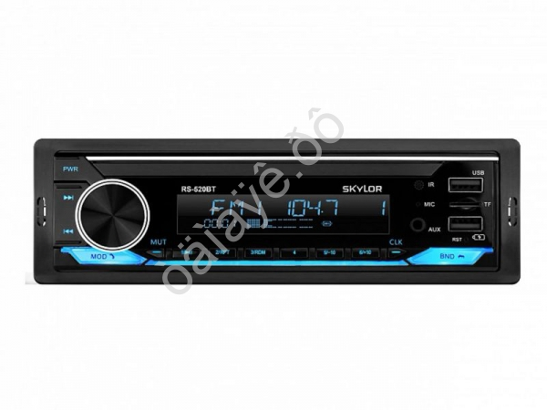 Автомагнитола SKYLOR RS-520BT Multicolor 4x60 BT, MP3, WMA, USB, AUX,6 RCA, Д/У