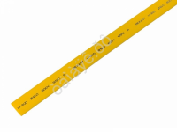 Термоусадочная трубка 12мм REXANT желтая (50м) 1/16