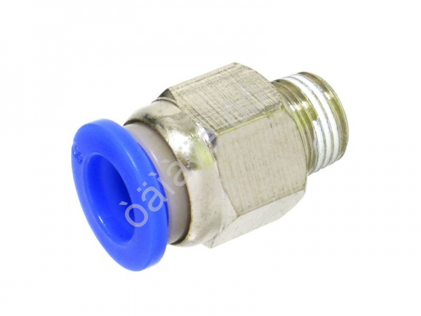 Фитинг пластик PU 1/8 х 8 mm наруж. резьба