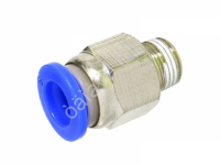 Фитинг пластик PU 1/8 х 8 mm наруж. резьба