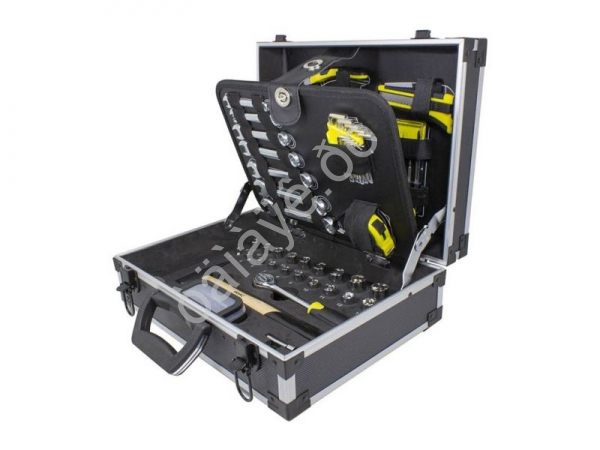 Набор инструментов 91пр. 1/4" 3/8" (6гр)(4.5-19мм),в аллюм. чемодане WMC TOOLS