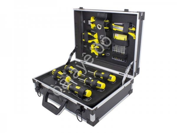 Набор инструментов 91пр. 1/4" 3/8" (6гр)(4.5-19мм),в аллюм. чемодане WMC TOOLS