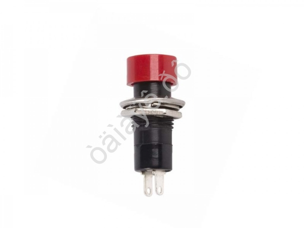 Кнопка 250V 1А (2с) ON-OFF красная (PBS-16А) REXANT