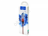 Дата-кабель универ. USB--Type-C 2м, 2А, нейлоновая оплетка, черный/красный HOCO X14 (33шт в уп) Hoco