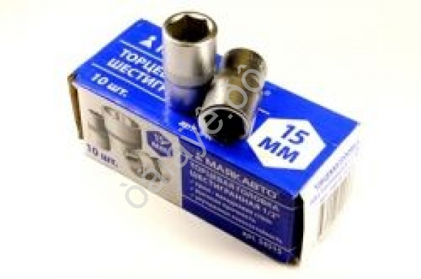 Головка  15мм 1/2" 6гр. МАЯКАВТО™ 1/10/240_