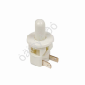 Кнопка 250V 2.5А (2с) ON-(OFF) Б/Фикс белый (PBS-19С) (мебельная) REXANT