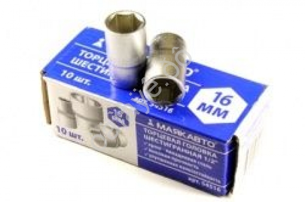 Головка  16мм 1/2" 6гр. МАЯКАВТО™ 1/10/240_
