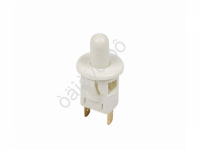 Кнопка 250V 2.5А (2с) ON-(OFF) Б/Фикс белый (PBS-19С2) (мебельная) REXANT