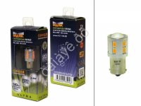 Светодиод 12V T25 12SMD(5630) 9W ORANGE LENS 360° ULTRA