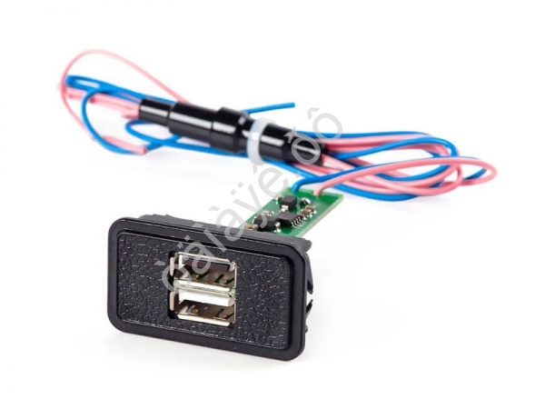 АЗУ 2хUSB (2х2) "Штат" ВАЗ 2107  (2207)  /1/50