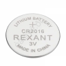 Батарейки литиевые CR2016 3В блистер 5 шт. REXANT /5 Батарейки литиевые CR2016 3В блистер 5 шт. REXANT /5