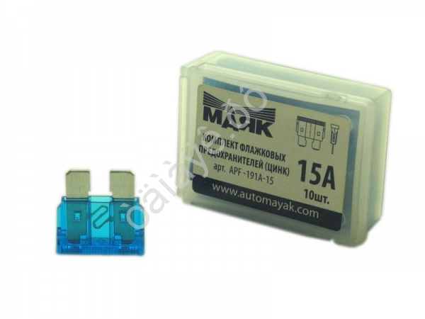 Предохранители флажковые 15А (10шт) МАЯК 1/10/1000 Предохранители флажковые 15А (10шт) МАЯК 1/10/1000
