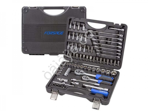 Набор инструментов 82 пр. 1/4" 3/8"(6гр.)(4-22мм) Forsage