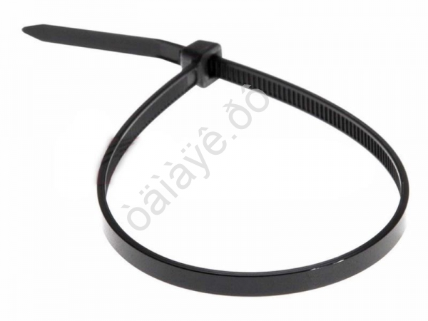 Хомут пластиковый   5х300  М5, черный 1уп/100шт /1/125_