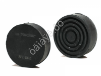 Подушка резиновая цилиндр. д/домкрата большая Ø105мм /1/36