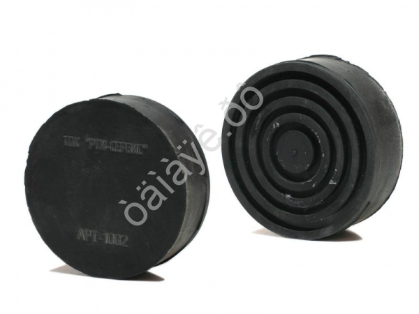 Подушка резиновая цилиндр. д/домкрата большая Ø105мм /1/36