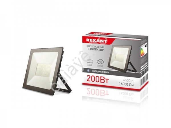 Прожектор светодиодный 200 Вт, 6500К, IP65, REXANT
