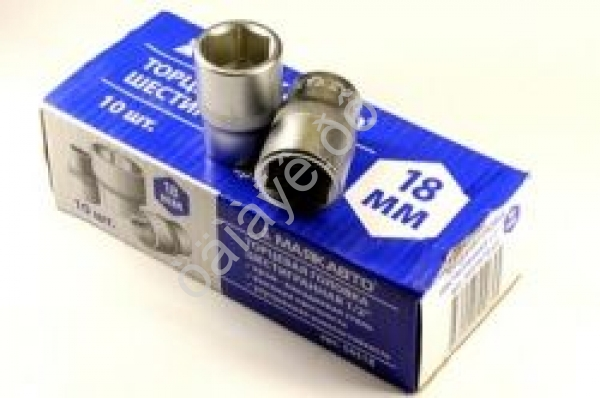 Головка  18мм 1/2" 6гр. МАЯКАВТО™ 1/10/150_