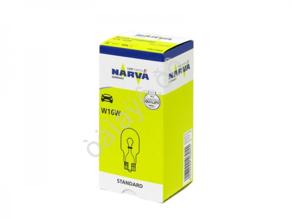 Лампа Narva W16W W2.1×9.5d 12V 17631/10