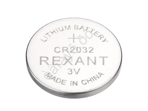 Батарейки литиевые CR2032 3В блистер 1 шт. REXANT /1 Батарейки литиевые CR2032 3В блистер 1 шт. REXANT /1