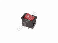 Переключатель 250V 6A (3c) ON-ON красный Mini (RWB-202, SC-768)/10